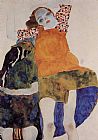 Two Seated Girls
